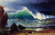 Albert Bierdstadt The Shore of the Turquoise Sea Germany oil painting artist